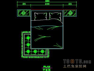 床屏详图、床图块、床屏图块106个