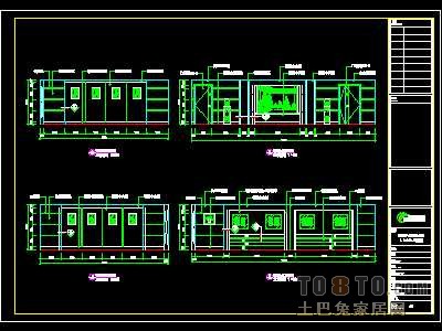 政府行政中心装修施工图纸、详图2套