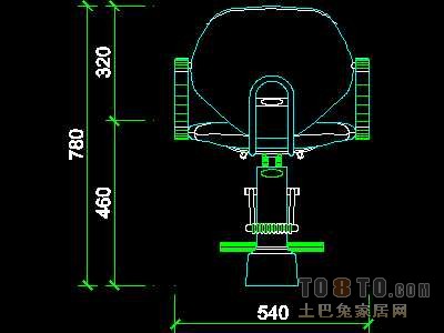 美容美发-接待台、工作台装修施工图纸、详图18套