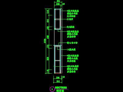餐厅装饰柜cad详图9--CAD空间素材