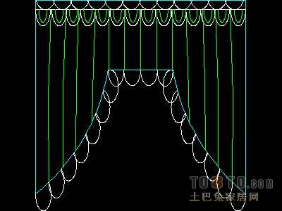 窗图块003-窗帘54个