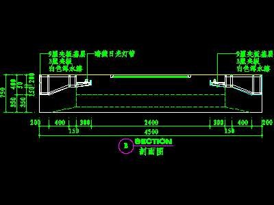 客厅装饰柜CAD详图素材66--CAD空间素材
