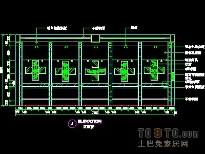 眼镜店、音像店、体育用品店实套装修施工图纸、详图1...