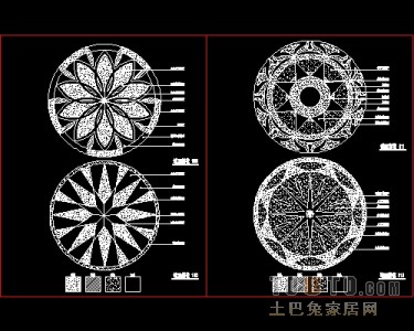 地面图块003-花街铺地、石材拼花、中式铺地33个