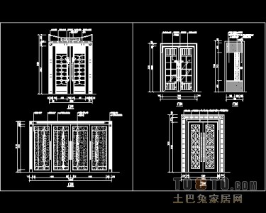 装饰门设计施工详图41个免费下载