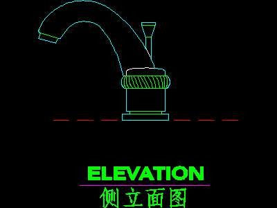 洁具cad图块素材57--CAD空间素材