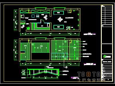 美体考究装修施工图纸、详图1套
