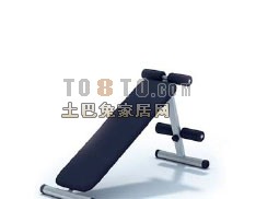体育健身器材-仰卧起坐9套3d模型下载