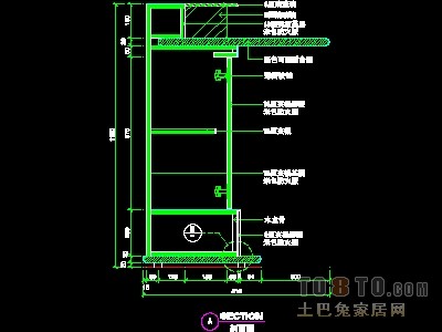 填单台、柱子、营业厅门面实套装修施工图纸、详图15...