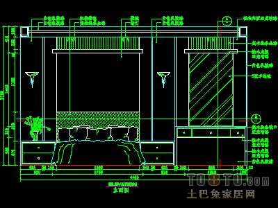 床屏详图、床图块、床屏图块106个