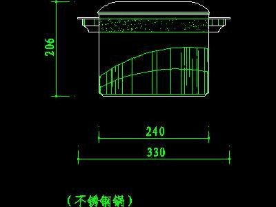 厨房水槽、厨具、器皿CAD图块14--CAD空间素...