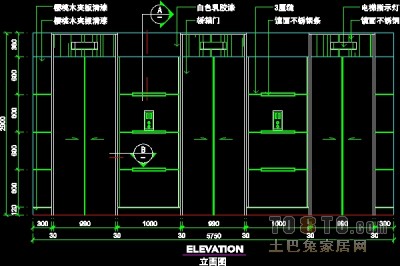 办公类实套、电梯间详图14套