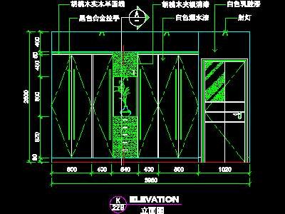 复式实例、实用本色场景cad详图素材2008090...