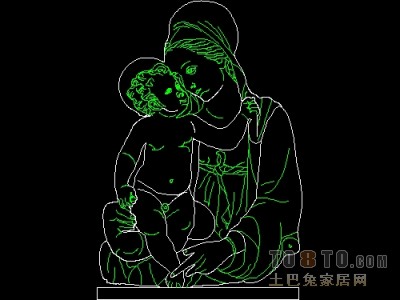 饰物陈设图纸素材001-工艺品65套
