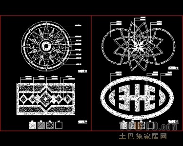 地面图块003-花街铺地、石材拼花、中式铺地33个