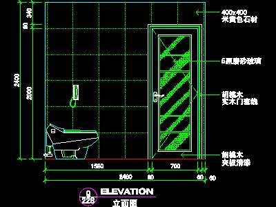 复式实例、实用本色场景cad详图素材2008090...