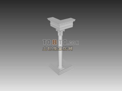 欧式构件005（84套）3d模型下载
