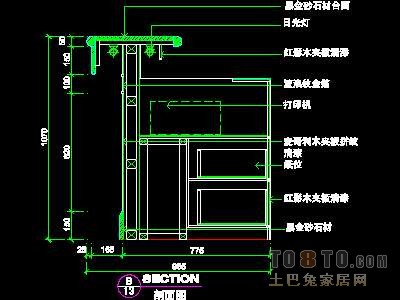 宾馆实套、总台详图详图58套