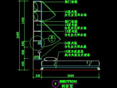 卧室CAD祥图素材38--CAD空间素材