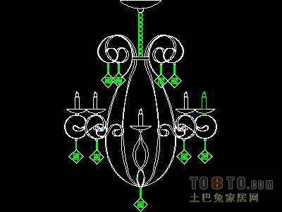 灯具图块001-95个