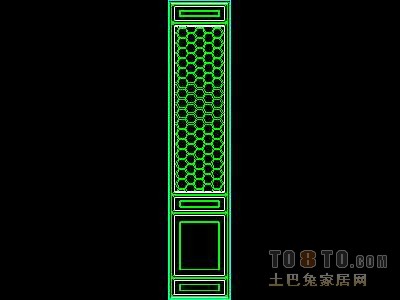 门图块003-中式隔扇门66个