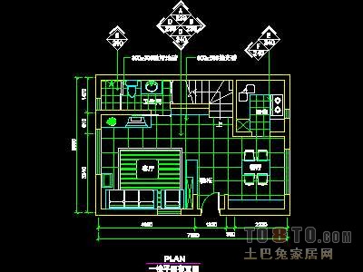 复式实套、实用本色场景详图1套