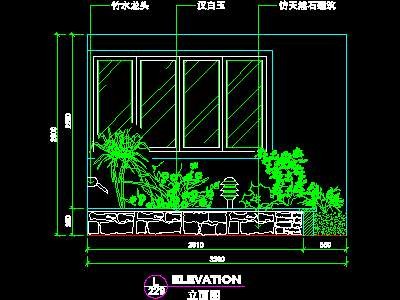 复式实例、实用本色场景cad详图素材2008090...
