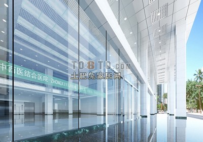 走廊过道3d模型下载
