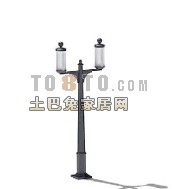 园林灯3d模型下载