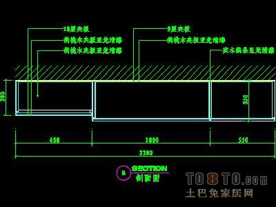 餐厅装饰柜详图14个