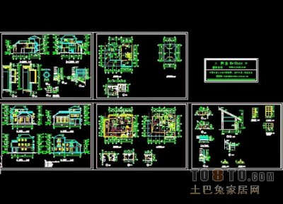 别墅建筑合集6套