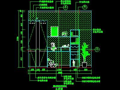 玩具柜CAD实例详图素材1--CAD空间素材