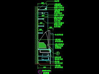视听柜CAD祥图素材37--CAD空间素材