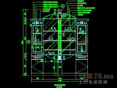 餐厅酒水柜详图13个