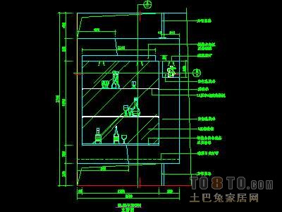 餐厅装饰柜详图14个