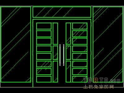门图块004-铁艺门38个