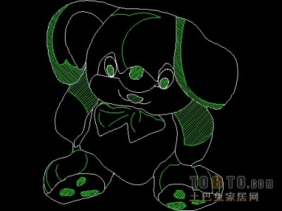 饰物陈设图纸素材002-玩具图块36套
