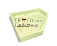 淋浴盆3d模型下载