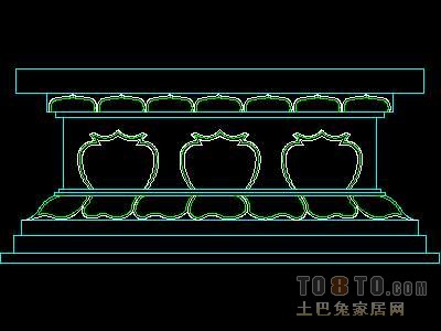中式柱子图块34个