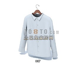 衣服衣架3d模型下载