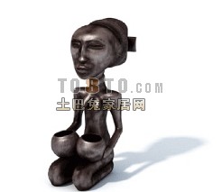 非洲饰品13d模型下载