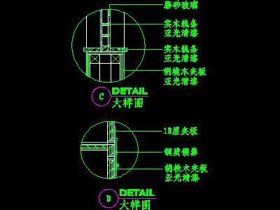 cad玄关祥图素材7--CAD空间素材