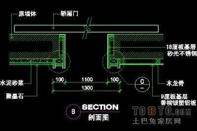 办公类实套、电梯间详图14套