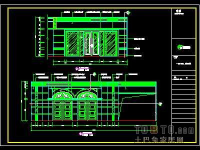 洗浴中心装修施工图纸、详图1套