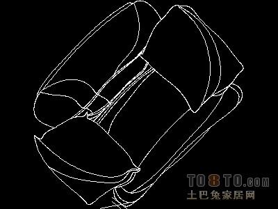 家具图块-沙发平面图块64个