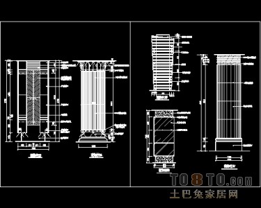 装饰柱施工详图12个免费下载