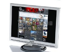 液晶电视机3d模型下载