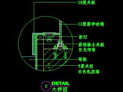 客厅装饰柜CAD详图素材60--CAD空间素材