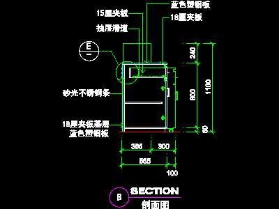 办公室接待台、办公类实例cad详图素材42--CA...