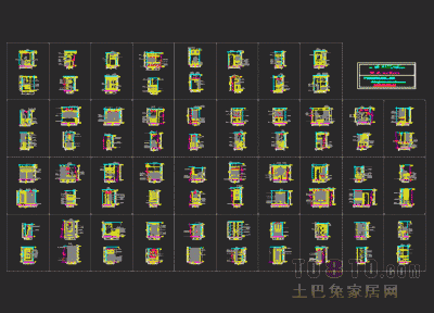 玄关立面图
